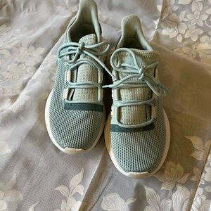 Adidas Women's Sneakers - Light Green and White